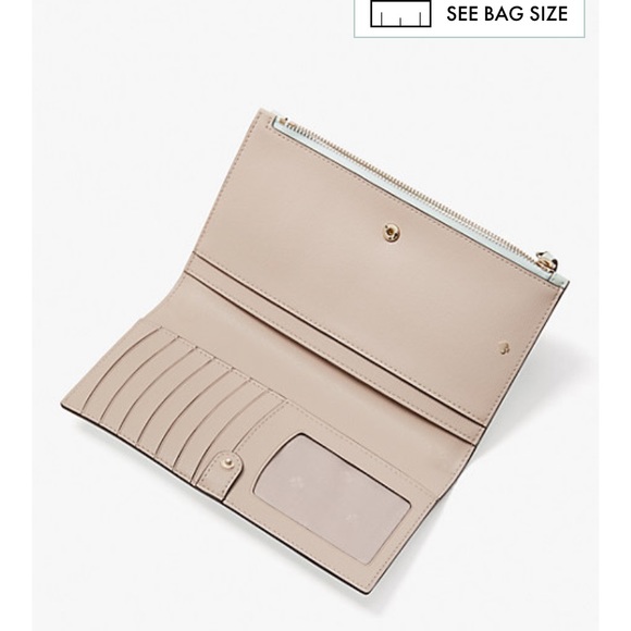 Kate Spade turquoise wristlet - Picture 5 of 6